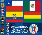 Группа A Копа Америка Чили 2015, образованный Чили, Мексики, Эквадора и Боливии